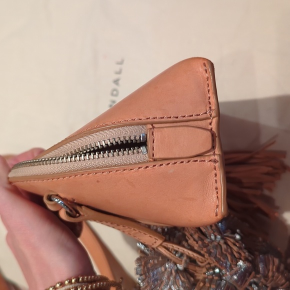 Loeffler Randall Tan Pom Pom Crossbody Bag - Picture 4 of 9